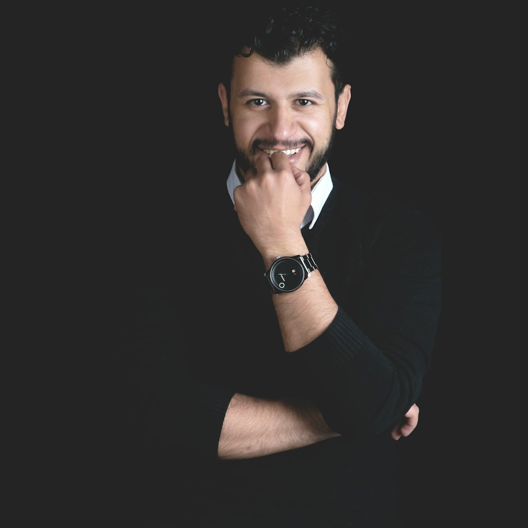 Portrait of a professional studio director man in business attire