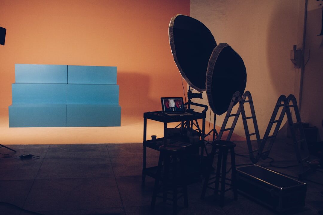 Live streaming setup with encoder and network equipment